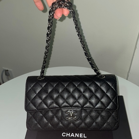 Chanel Caviar Quilted Classic Medium Flap - Picture 12 of 15